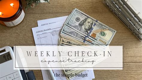 Weekly Check In Cash Unstuffing Expense Tracking Zero Based