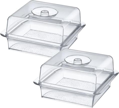 Amazon Huang Acrylic Clear Hexagon Multifunctional Serving Tray