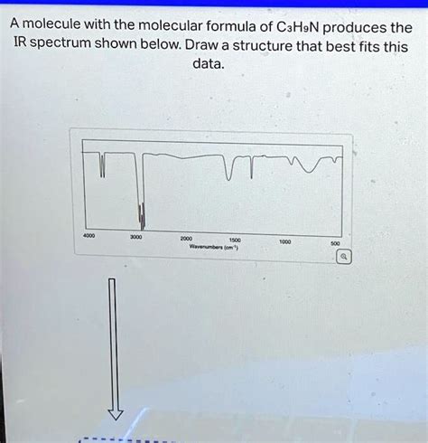 SOLVED A Molecule With The Molecular Formula Of CH3N Produces The IR