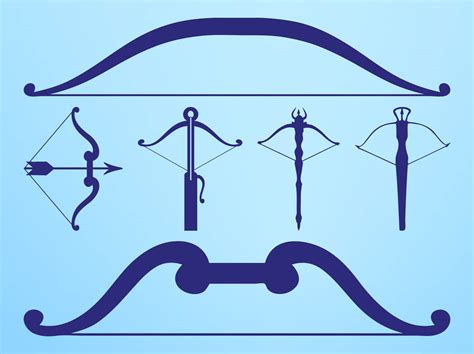 Bows And Crossbows Vector Art And Graphics