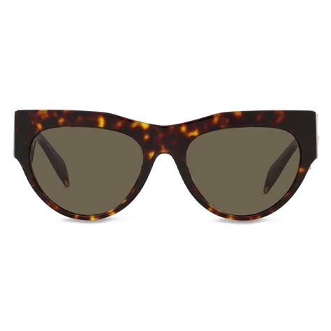Versace Winged Medusa Sunglasses Havana Gold Brown Sunglasses