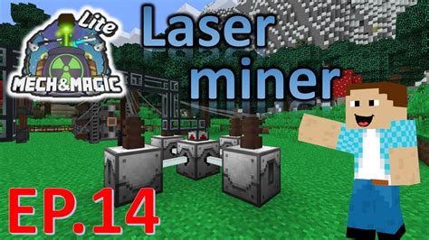 Minecraft Mech Magic EP 14 Laser Miner YouTube