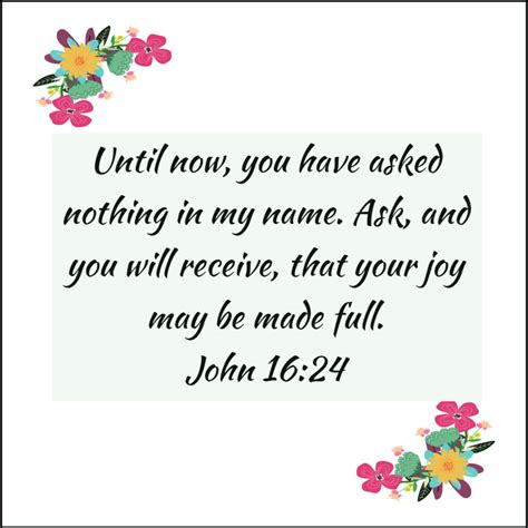 John 1624 Joy Made Full Encouraging Bible Verses