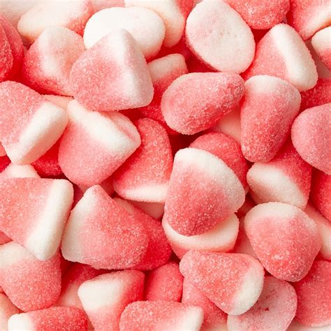 Strawberry Cream Gummie Drops • Gummies And Jelly Candy • Bulk Candy • Oh