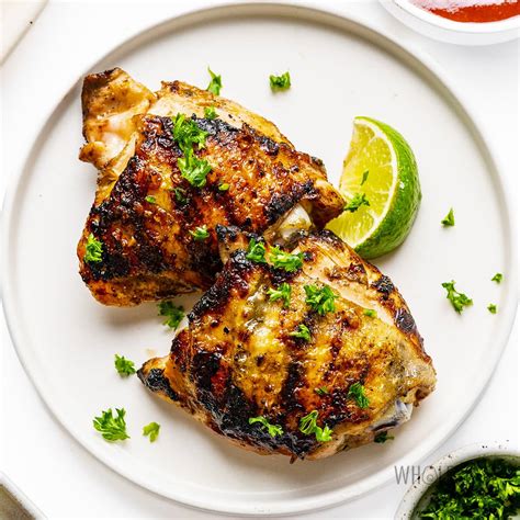 Grilled Chicken Thighs Bone In Or Boneless Wholesome Yum