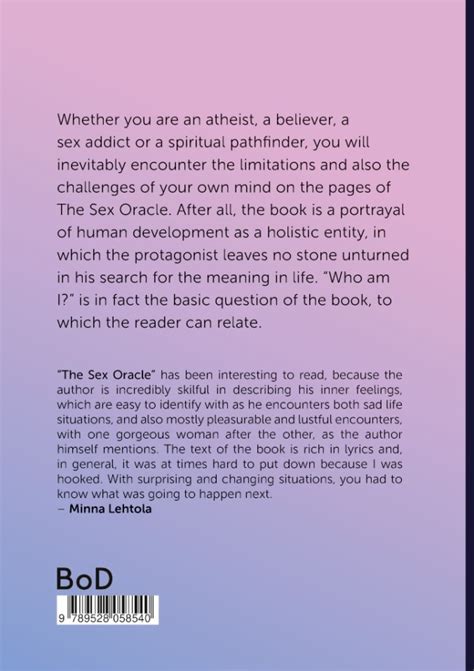 The Sex Oracle And The Sacred Wisdom Anup Henrikki Blog