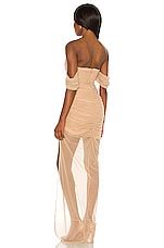 Nookie X Revolve Dita Mesh Gown In Nude Revolve