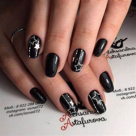 Chic Black Nail Designs That Looks Stunning Seasonoutfit Black