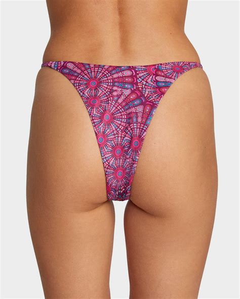 Rvca Psilocin Skimpy French Bikini Bottoms Multi Surfstitch