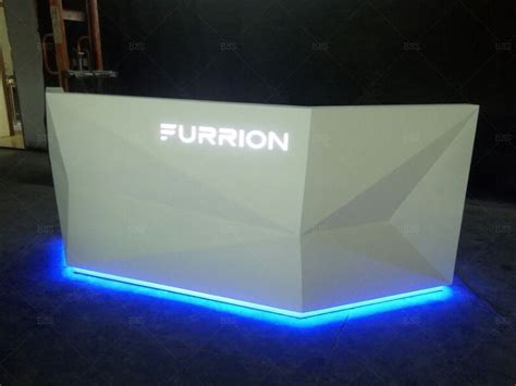 Gym Reception Desk Idea Contemporary Best Quality Custom Made Led Light