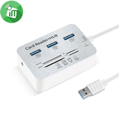 USB A 7in1 USB Hub Combo Card Reader