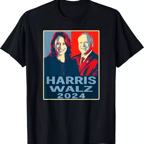 America Election Harris Walz 2024 President T Shirt