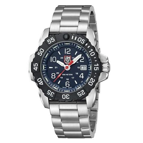 Đồng Hồ Nam Luminox Navy Seal Steel 45mm Military Dive Watch 3254 Màu Bạc Vua Hàng Hiệu