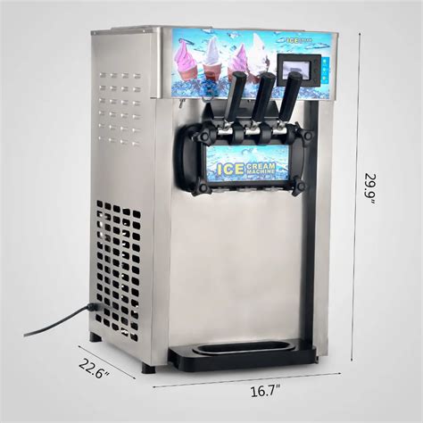 Vevor Commercial Frozen Yogurt Machine Soft Ice Cream Machine With