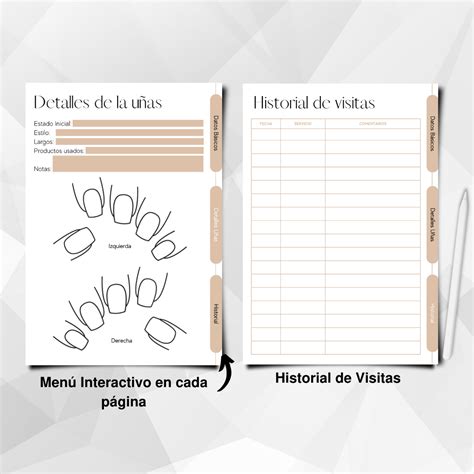 Ficha Para Manicuristas Nude Fichas Digitales