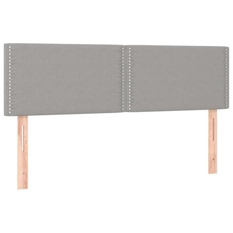 Têtes de lit SALALIS Gris clair 72x5x78 88 cm Tissu Cdiscount