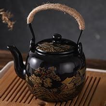 Amazon DUJUST Traditional Japanese Tea Pot Black Porcelain