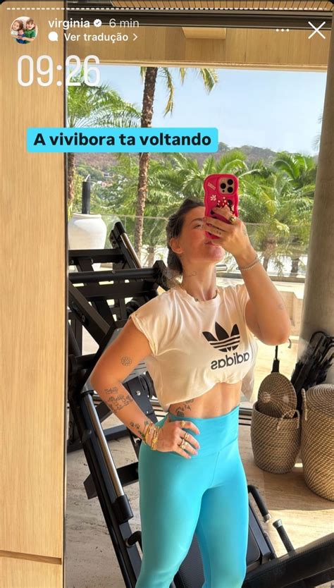 Virginia Fonseca Posa Em Academia Para Exibir Resultado De Treino Focada