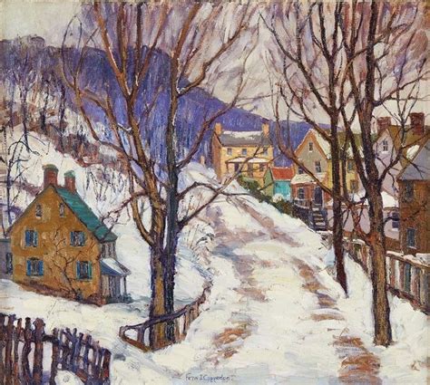 Coppedge Fern Isabel USA 1883 1951 Evening Glow 1922 Oil On Canvas