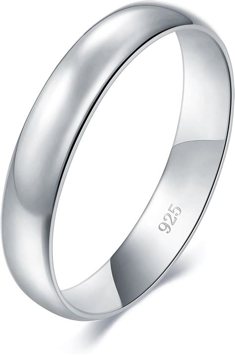 Boruo Silver Ring 925 Pure Sterling Silver Ring Sterling Silver Rings For Women