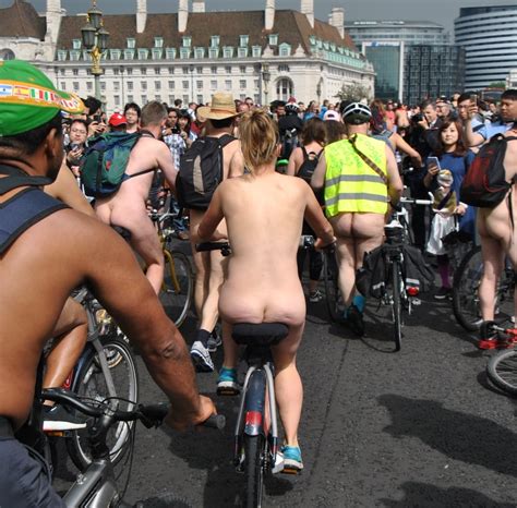 Sex Pregnant Rider At 2016 London WNBR World Naked Bike Ride Image