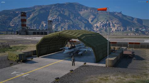 Fort Zancudo Better Hangars Gta Mods