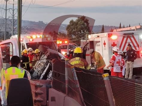 Mueren Dos Hombres Tras Volcadura En Perif Rico Tlaxcala Cuarto De