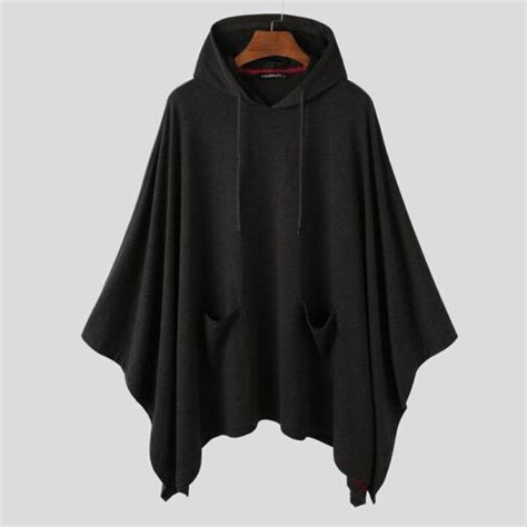 Poncho Homme Noir Univers Du Poncho