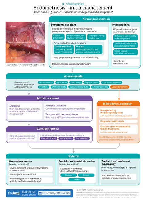 Diagnosis And Management Of Endometriosis Summary Of Nice Guidance