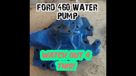 Ford Water Pump Replaced Watch Out For This Youtube