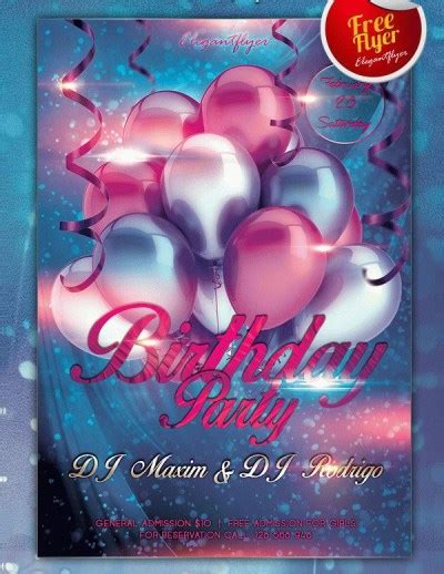 Birthday Flyer Template 33 Free And Premium Download