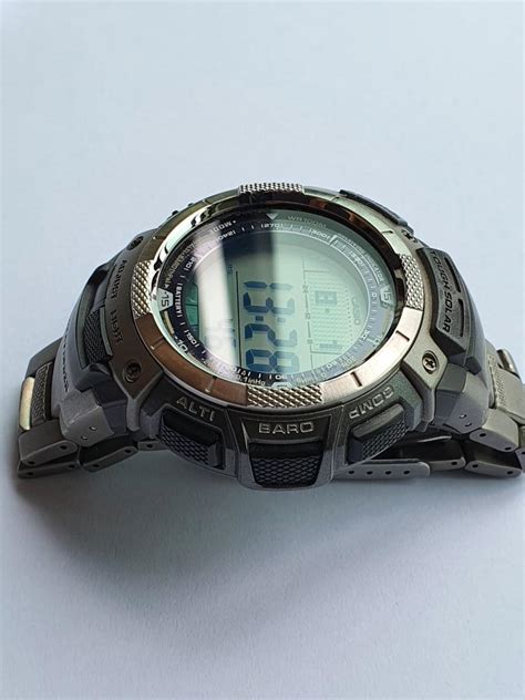 Casio Pathfinder Watch Paw T V Protrek Titanium Band Men S