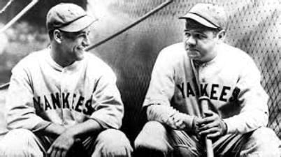 Watch An Incredible Video Of Yankees Babe Ruth And Lou Gehrig Hit