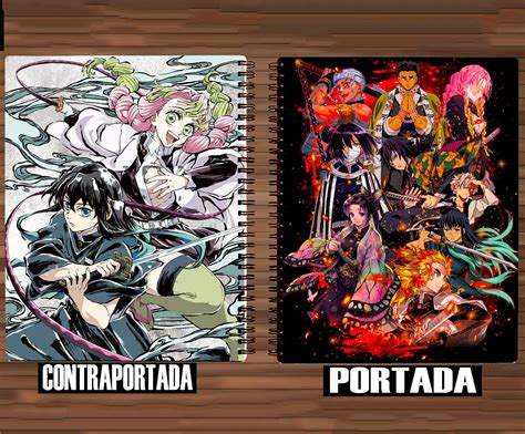 Cuaderno Libreta Kimetsu No Yaiba Tienda Rirum