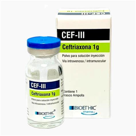 Ceftriaxona G Ml Pvo Sol Iny X Vial Lab Verma Off