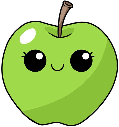 Manzana Verde Llorona Vector Png Llorar Manzana Verde Manzana Png Y