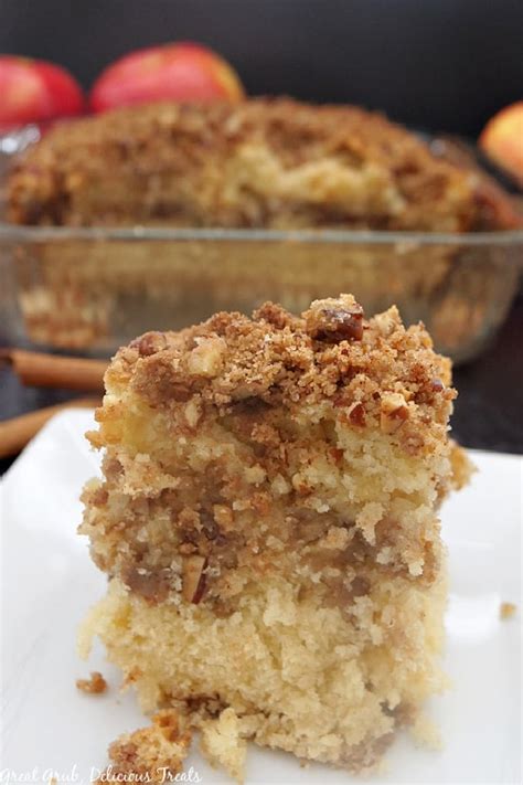 Apple Pecan Coffee Cake Great Grub Delicious Treats