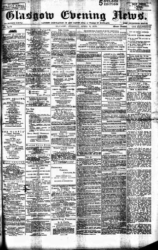 Glasgow Evening Post In British Newspaper Archive