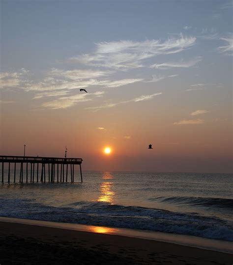 Ocean City Maryland Sunrise Original Photo Beautiful Nature