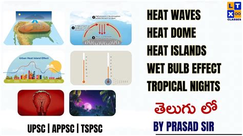 Heat Waves Heat Dome Heat Islands Wet Bulb Effect Tropical Nights