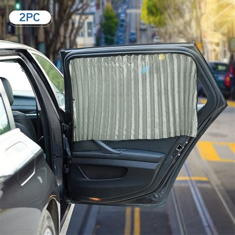 Amazon ZATOOTO Car Side Window Sun Shade 2 Pcs Grey Magnetic