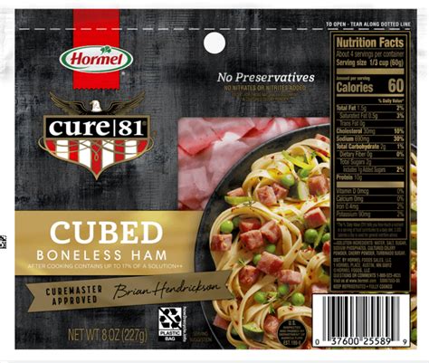 Cubed Boneless Ham - HORMEL® CURE 81® Ham