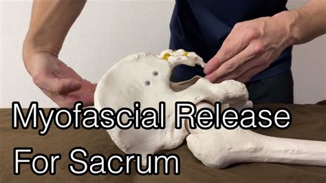 How To Do Myofascial Release Around Sacrum English Youtube