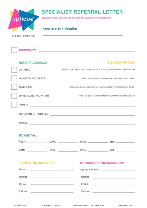 SPECIALIST REFERRAL LETTER (x50) | Dunder Miffling Printing Co