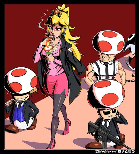 Boss Princess Peach By Teiwicked On Deviantart