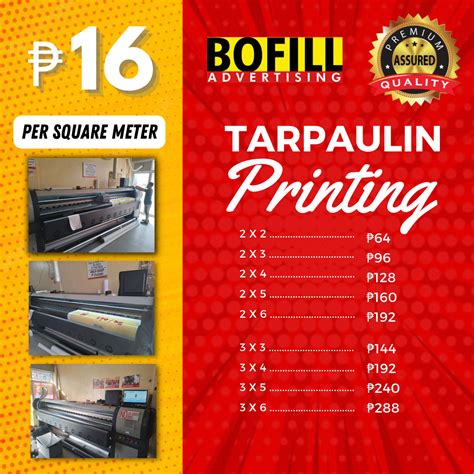 RUSH TARPAULIN PRINTING Lazada PH