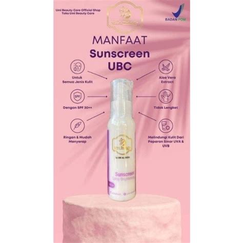 Jual Sunscreen Ubc By Umi Al Fatih Shopee Indonesia