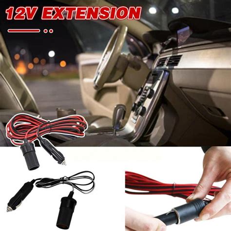 Cable De Extensi N Para Encendedor De Cigarrillos De Coche V A