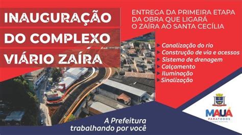 Prefeitura de Mauá conclui primeiro trecho do complexo viário Zaíra