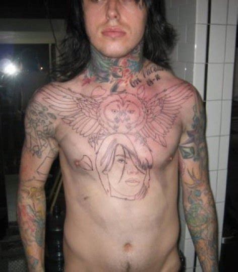 Ronnie Radke Shirtless